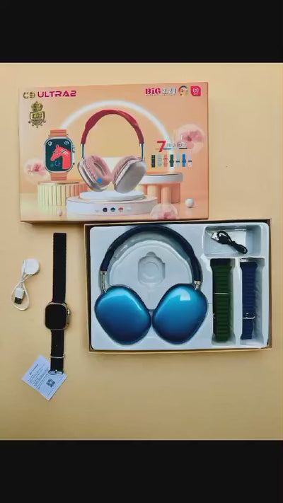 C9 ultra 2 with P9 pro max headphones