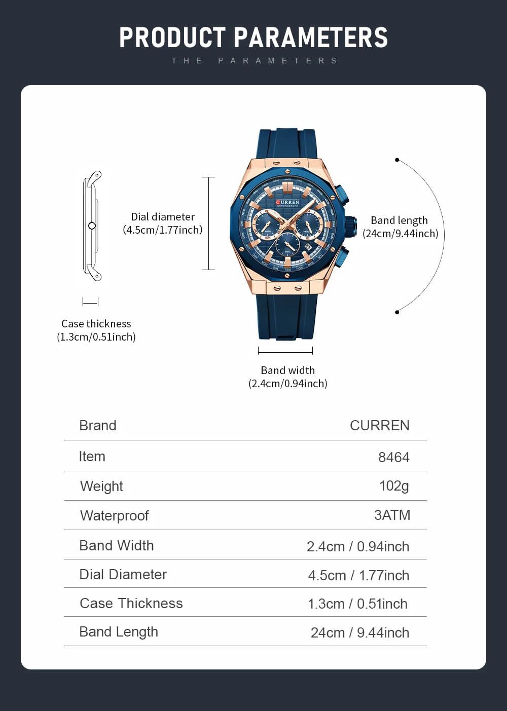 Curren Chronograph